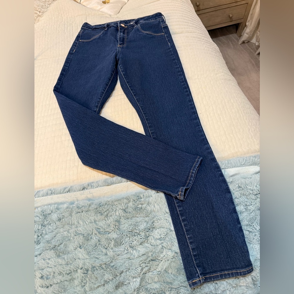 H&M Blue Skinny Jeans Classic Denim Size 30